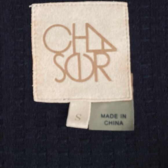 Chaser waffle thermal style fabric long sleeve shirt v-neck button detail size s - Picture 7 of 8